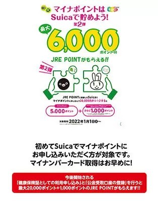 マイナポイント第2弾・おすすめキャッシュレス決済その2　Suica