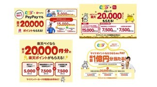 ポイントカードの提示でたまる共通ポイント　「楽天ポイント」「dポイント」の対決色強まる