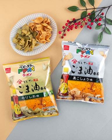 好評につき再登場！「かどやの純正ごま油」が香るベビースタードデカイラーメン