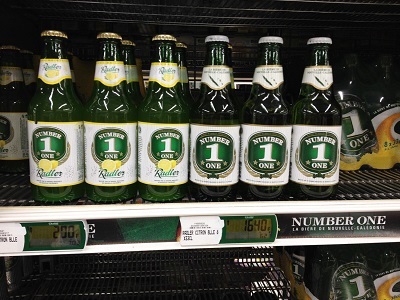 ニューカレドニアのビール、マンタ VS ナンバーワン
