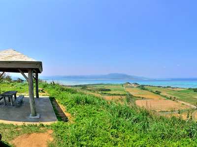 沖縄／小浜島で絶景ポイントを撮影