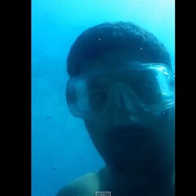 偶然の産物!?携帯を海に落としたら奇跡の映像が撮れた！