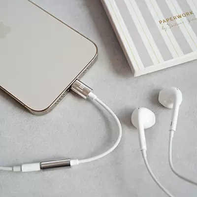 ビックカメラ、自分好みのカラーが楽しめる「3.5mm-Lightning変換コード」
