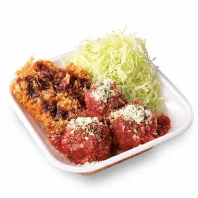 「かつや」が春の新作を発売、「鶏だんごとチキンカツの合い盛り」を期間限定で