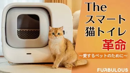 猫の健康チェックや排泄物を全自動処理する「スマート猫トイレ」