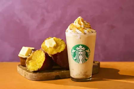 スタバ新作「おさつバター」のフラペチーノ、9月1日から発売