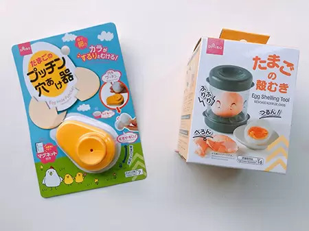 ダイソーの便利グッズゆで卵の殻むき器の実力は? 2種類の商品を比べてみた
