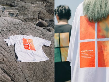 HELLY HANSENが海洋酸性化問題を可視化したアートTシャツを発売