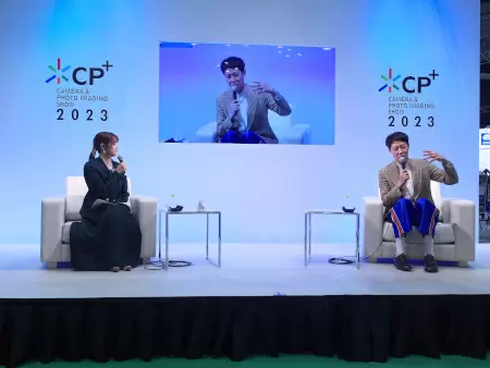 ついに小藪、カメラの祭典CP+に降臨、等身大の写真の楽しみ方とは