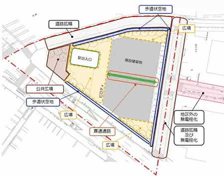 「飯田橋」駅東口、オフィスや住宅の地上26階建てビル、26年度竣工へ