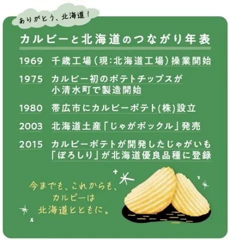 カルビーから「道民のためのポテトチップス」登場　北海道限定「じゃがいも道  帆立と昆布の旨しお味」発売