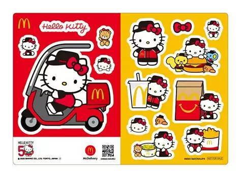 ハローキティ50周年記念でマクドナルドのハッピーセットに！ ぬいぐるみ50種