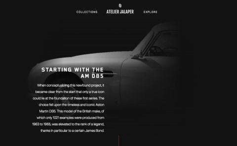 【名車“アストンマーティンDB5”を文字盤に採用!?】ベルギーの新興時計ブランド、“Atelier Jalaper （アトリエ・ジャラパー）”に注目