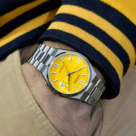 【シチズン、海外で人気の機械式時計を販売開始】10万円以下、カラフルな文字盤が目を引くシチズンコレクションの最新作