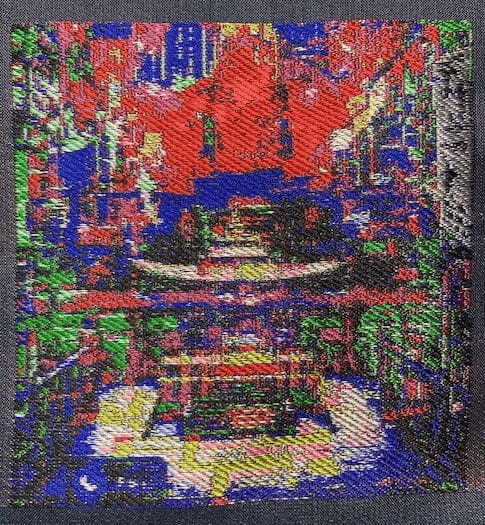 西陣織を使用したアート作品がイーロン・マスク設立のスペースX社ロケットで宇宙へ