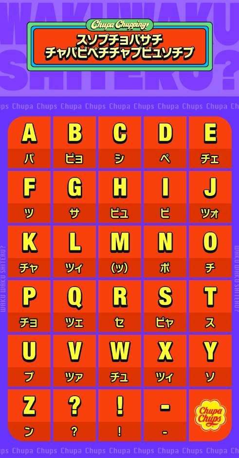 Chupa Chupsから歌詞が謎すぎるキャンペーンソング「ChupaChupping! (チュッパチャッピン!)」誕生!