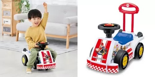 乗用玩具「Let's-a-Go! マリオカート はじめてレーシングDX」発売、気分はドライバー！