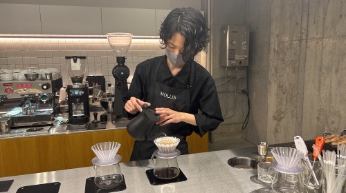 【熊本市中央区】マチナカの地下カフェ!MOLLIS(モリス)のこだわりコーヒーとスイーツ!