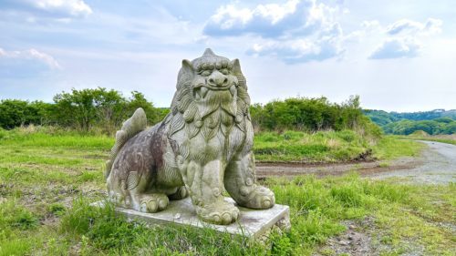 【熊本・阿蘇市】趣味のGoogleマップ散歩してたら発見した巨大狛犬に会いに行った