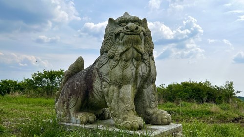 【熊本・阿蘇市】趣味のGoogleマップ散歩してたら発見した巨大狛犬に会いに行った