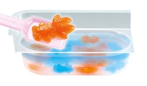 水と粉だけで「金魚すくい体験」ができる知育菓子®「すくって金魚！」を3月6日に新発売
