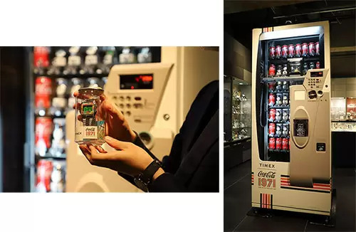 腕時計専用自販機?! 梅田ロフトにてタイメックスが“時計缶”に入って12月3日より販売開始!