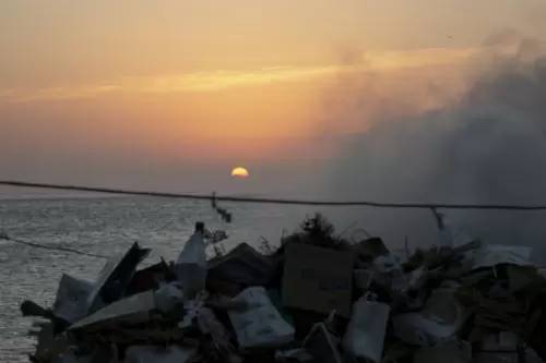 徳島の浜で「どんと焼き」。移住したからこそ見られた景色に感動！