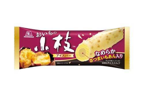 お待たせしました！毎年好評の栗とお芋のスイーツが登場。「ミニエンゼルパイ＜芳醇モンブラン＞」「小枝＜蜜芋ブリュレ＞」「おいもの小枝アイスバー」お馴染みの「和栗ケーキ」に加え8月15日（火）より順次発売