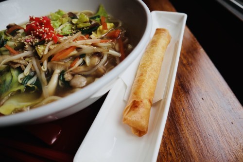 【熊本市中央区】上の裏通りでゆったり、ソーキそばランチを食べられる！～和・ガンセ～
