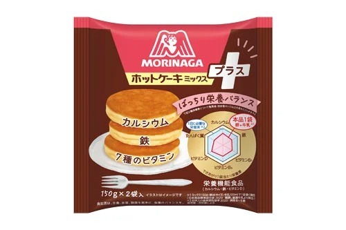 「ホットケーキミックス」65周年　カルシウム・鉄・７種のビタミンを配合栄養機能食品「ホットケーキミックスプラス」２月21日（火）より新発売