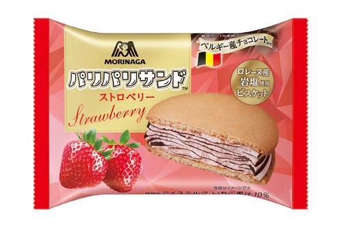 苺の季節限定！パリパリサンド“初”の苺味が新登場！「パリパリサンド＜ストロベリー＞」12月18日（月）より期間限定新発売