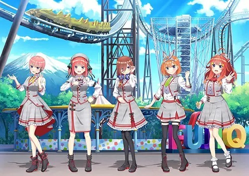 大人気アニメ「五等分の花嫁」と富士急がコラボ！　2月26日から開催