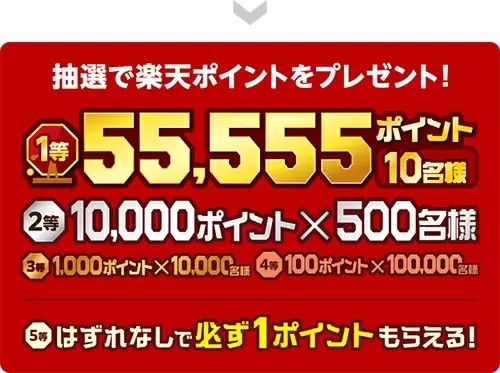 「ファミマのアプリ大抽選会」　ポイントカード連携など条件を満たすと抽選でポイントが当たる！