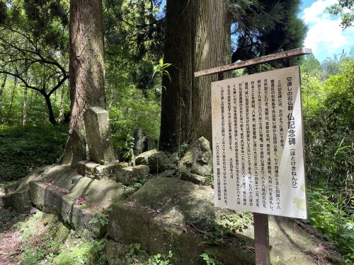 魂が震えるほどの切り口で夏を吸う　～山鹿市菊鹿町木野　岩隈山の切り通し～