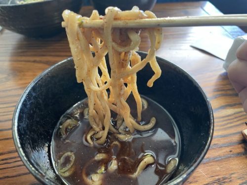 【熊本市東区】がっつりワシワシ系の麺を思いっきり喰らいたければここ！つけ麺すすり屋