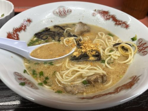 【熊本市東区】老舗『さかえラーメン』で神コスパ『ラーメン定食』を食べてきた！