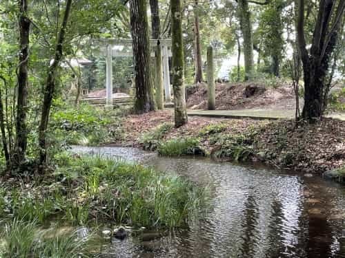 滞った何かを流してくれる場所～菊池郡大津町　矢護川公園、初生神社～