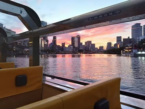 大阪・天満橋から夕日や夜景を眺める「よりみちSunsetCruise」