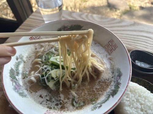 【熊本市春日】花岡山に2月1日オープンした豚骨系ラーメン「TENKOU」で無添加ラーメン食べてきた！