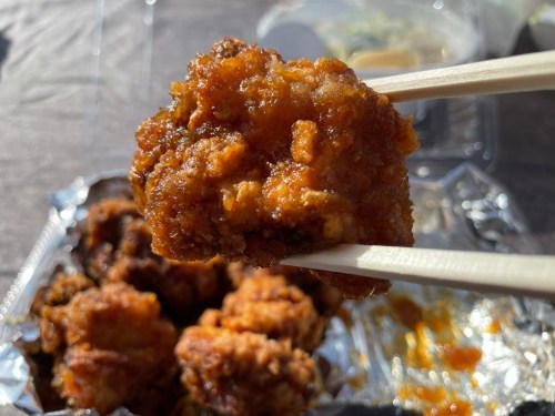 カリじゅわっのタレ漬け唐揚げがたまらない「Kitchen Bruna(キッチンブルーナ)」