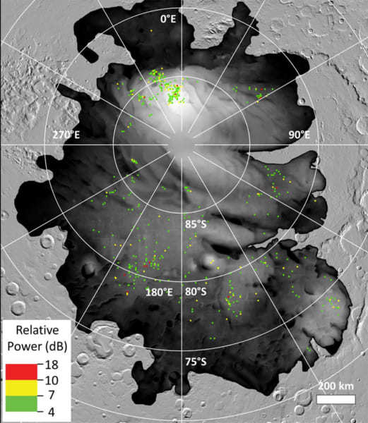 火星の地下にあると予想された「液体の湖」は、凍った粘土だったという研究