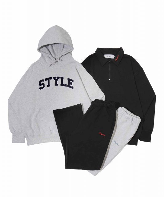 代官山のセレクトショップ「Styles」のユニフォームスウェットシリーズ発売