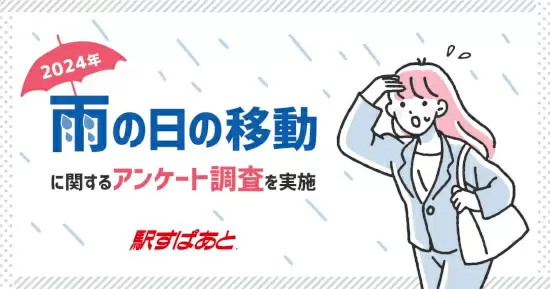 雨の外出に移動手段を変更したことある？ ヴァル研が調査