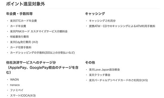 楽天カード、2022年7月1日から「Kyash」「au PAY」をポイント進呈対象外に