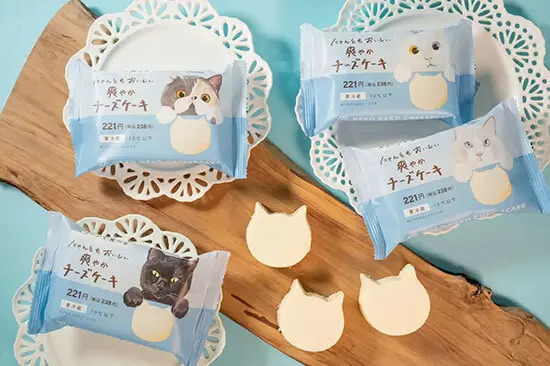 8月8日の「世界猫の日」を記念、ファミマが「にゃんともおいしい爽やかチーズケーキ」を発売