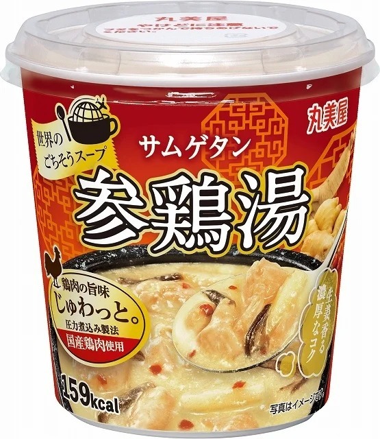 『世界のごちそうスープ＜参鶏湯(サムゲタン)＞』2022年10月24日（月）からコンビニエンスストアで新発売