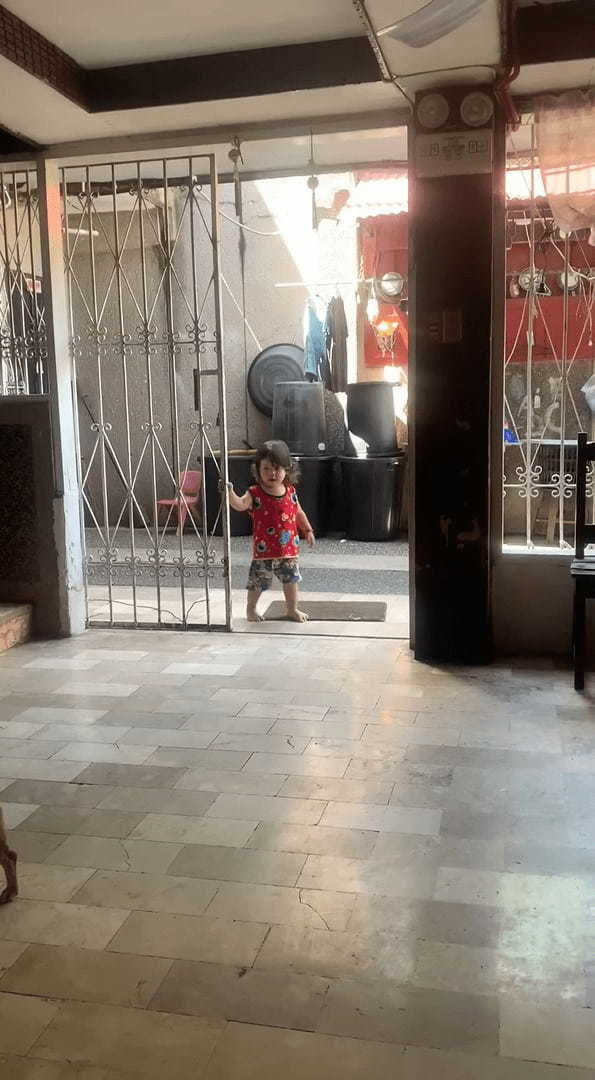 お家にやってきた幼い男の子。お家に入ってまず最初にする事がキュート過ぎる!!【海外・動画】