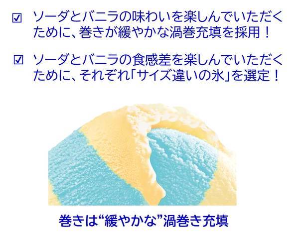 大きさの違う2種類の微細氷で食感差を体感！『爽　ソーダフロート』2024年3月11日（月）全国で新発売