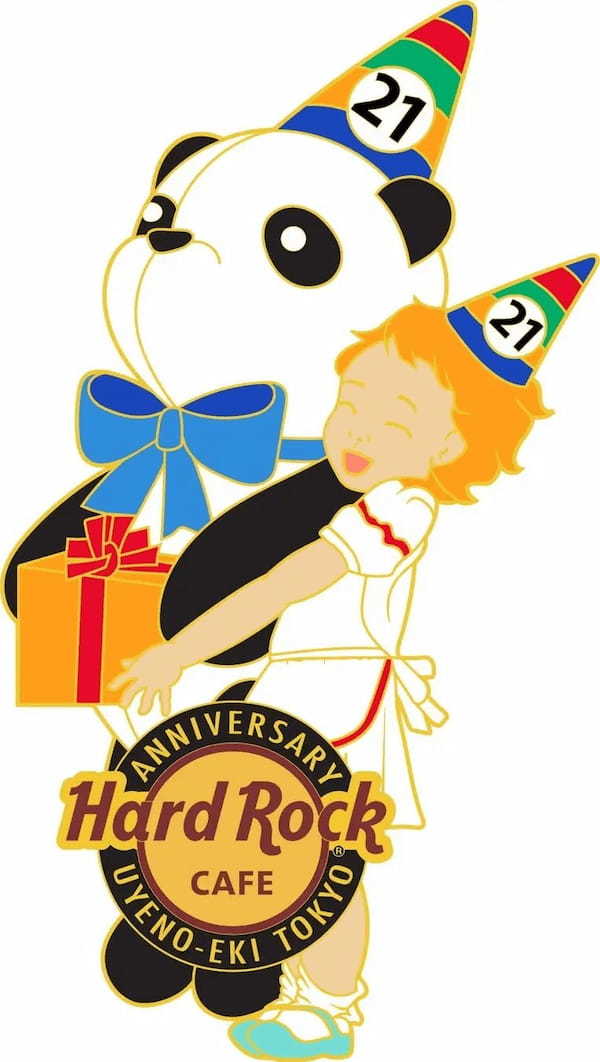 アメリカンレストラン「ハードロックカフェ」上野駅東京店 21周年記念 スペシャルメニューとピンバッジが登場「CHEERS TO 21 YEARS」