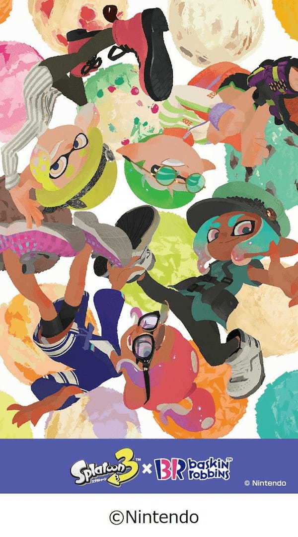 パワーアップして登場！昨年大好評の、イカしたコラボが帰ってくる！「サーティワン×スプラトゥーン3」